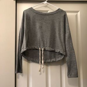 Cropped Long Sleeve Tee